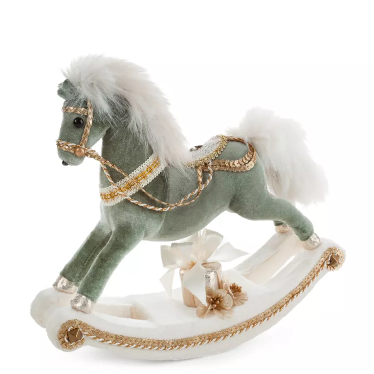 KONIK NA BIEGUNACH - figurka świąteczna Eurofirany