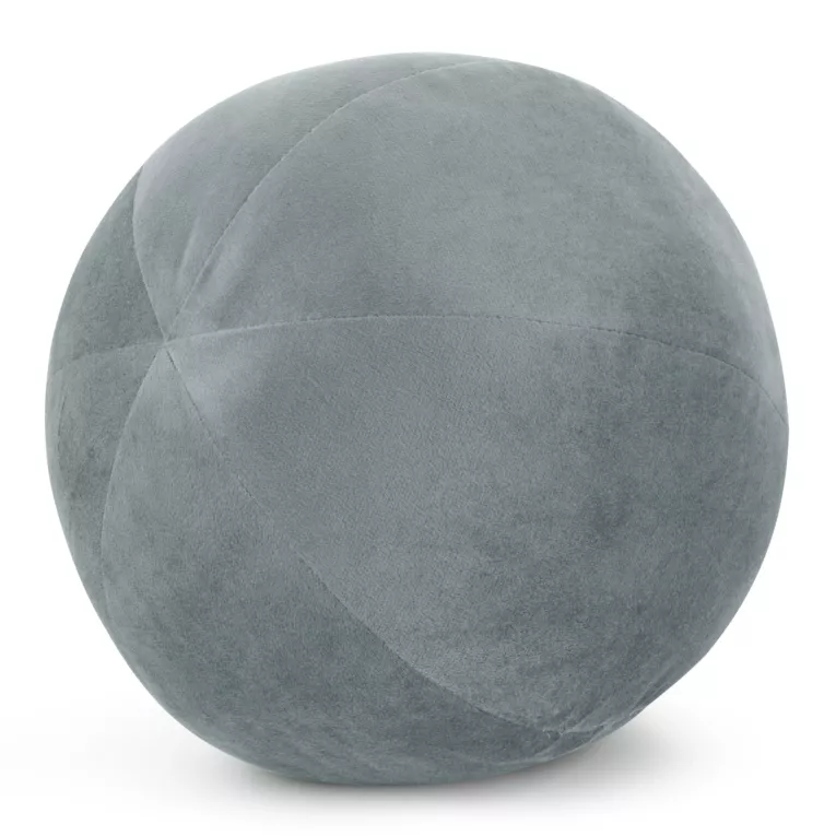 Poduszka dekoracyjna w formie kuli średnica 24 cm welwetowa morska GAJA Eurofirany