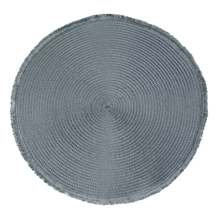 Podkładka pod nakrycie granatowa NIKI zdobiona drobnymi frędzelkami 38 cm Eurofirany