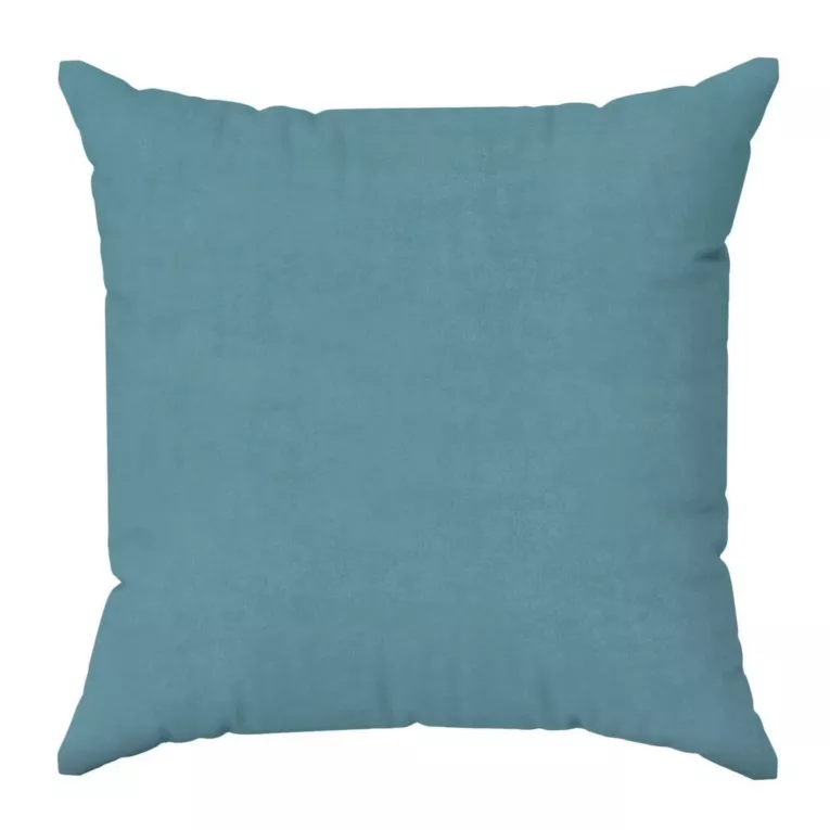 Poszewka szyta ENYA turkusowa z miękkiej półmatowej tkaniny welwetowej