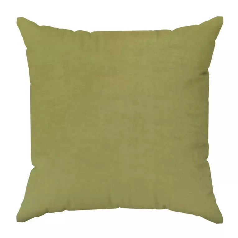 Poszewka szyta ENYA ciemnooliwkowa z miękkiej półmatowej tkaniny welwetowej