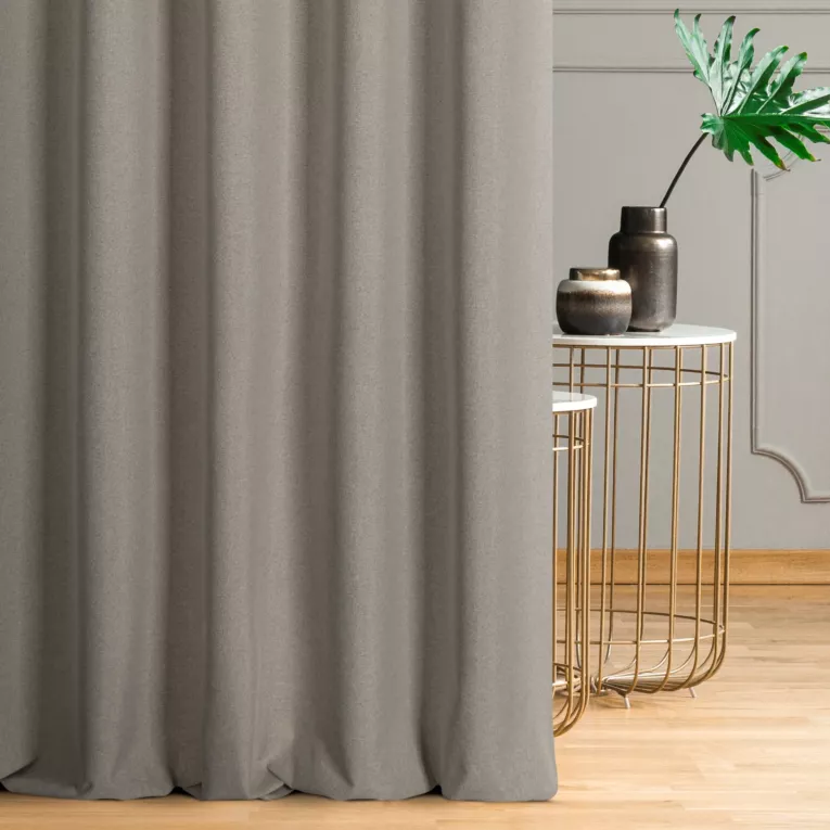 Tkanina zasłonowa zaciemniająca  typu dimout półmatowa Eurofirany