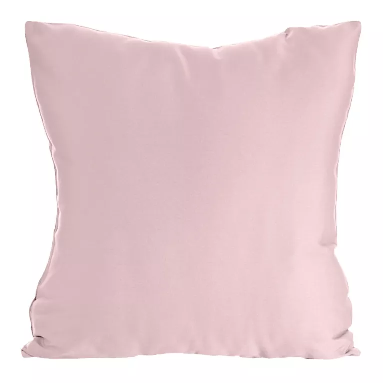 Poszewka na poduszkę 40x40 cm z satyny bawełnianej pudrowo różowa NOVA Eurofirany