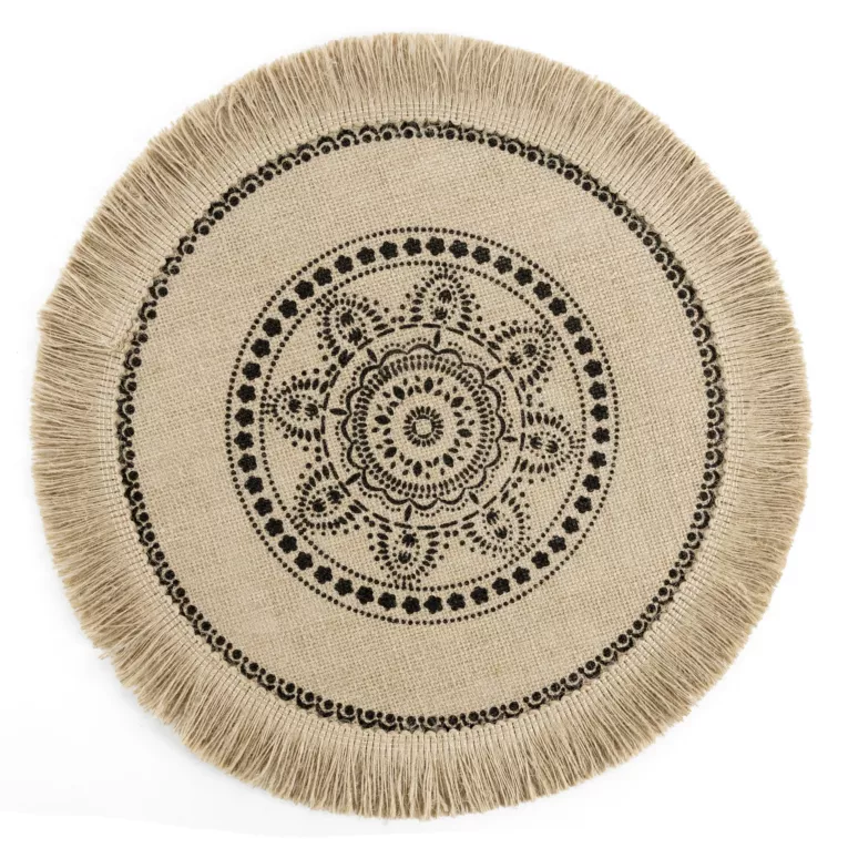 Podkładka na stół okrągła średnica 38 cm ELISA w stylu boho Eurofirany