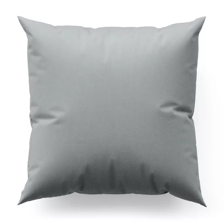 Poszewka szyta stalowa z miękkiej tkaniny w drobny wzór jodełkowy