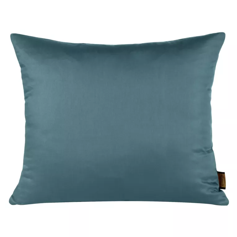 Poszewka na poduszkę 50x70 cm z satyny bawełnianej niebieska NOVA Eurofirany