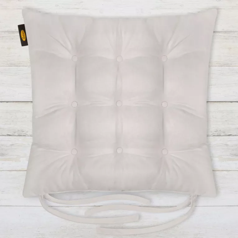 ADORE dwustronna welurowa poduszka siedziskowa na krzesło z dziewięcioma pikowaniami Eurofirany