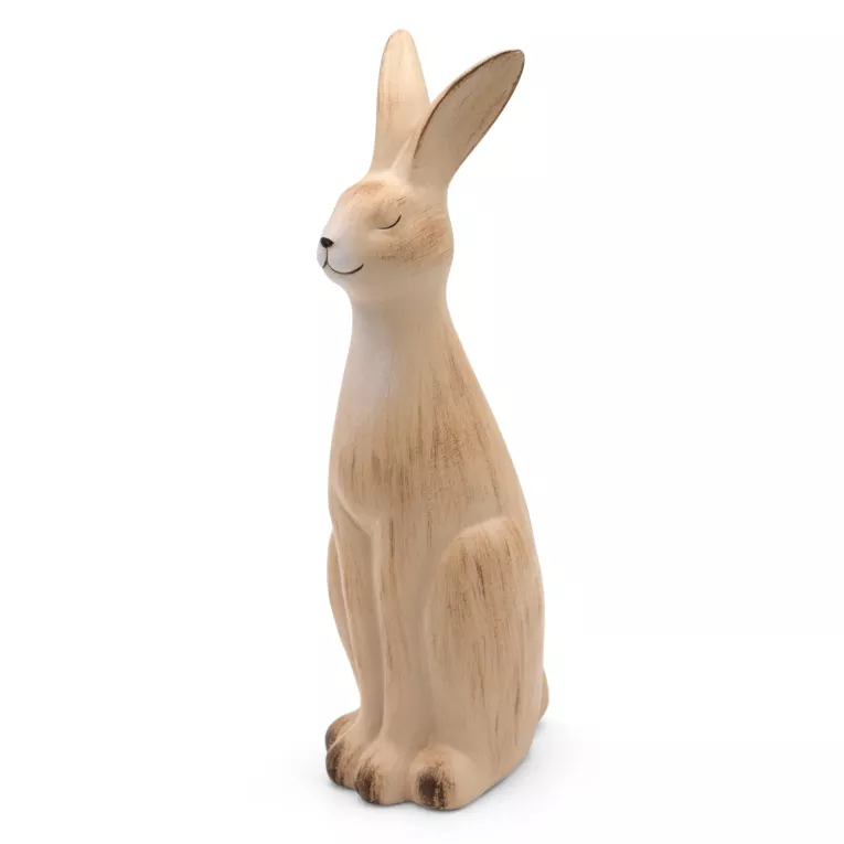 ZAJĄCZEK wielkanocny figurka dekoracyjna z glinki ceramicznej Eurofirany
