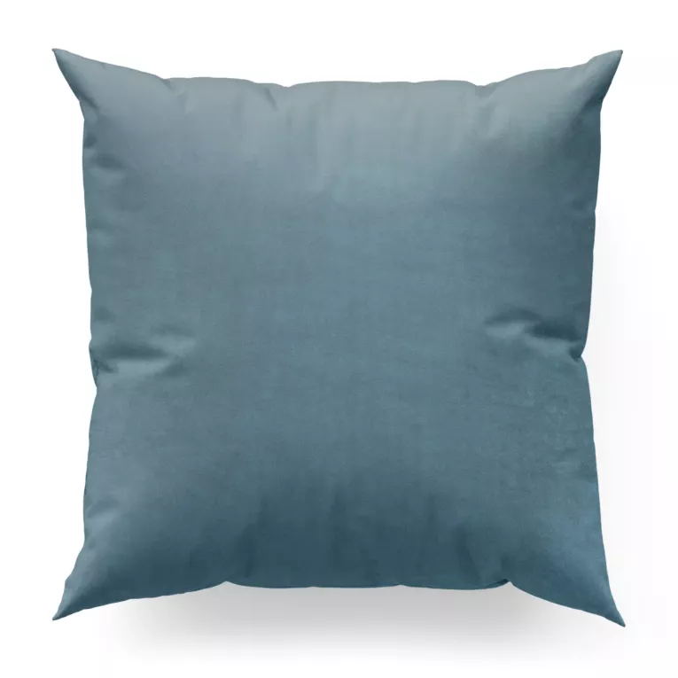 Poszewka szyta ITALIA ciemnoniebieska z tkaniny welwetowej o delikatnym połysku