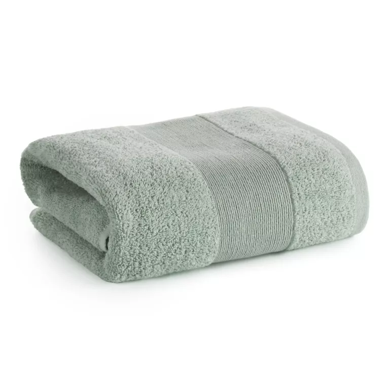 Ręcznik do rąk 30x50 cm bawełniany kolor miętowy z ozdobną błyszczącą bordiurą 500 g/m2 ZOJA Eurofirany