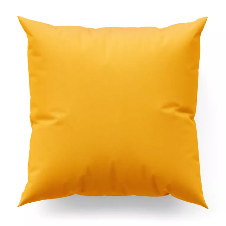 Poszewka szyta ENYA musztardowa z miękkiej półmatowej tkaniny welwetowej
