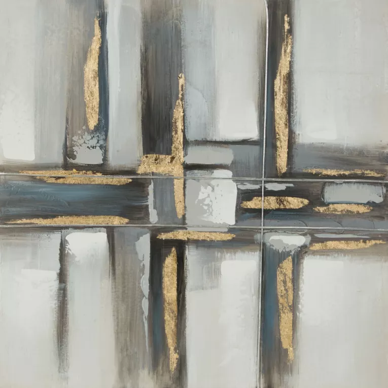 Obraz ręcznie malowany na płótnie wzór abstrakcyjny Eurofirany