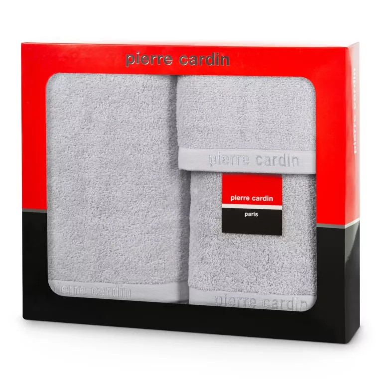 Komplet ręczników w eleganckim pudełku z kolekcji Pierre Cardin Eurofirany