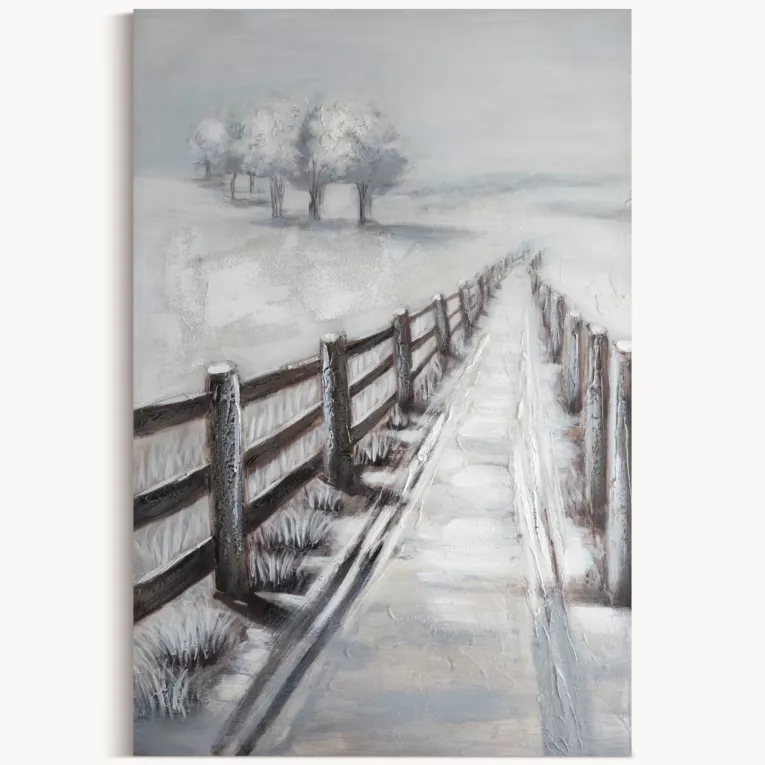 Ręcznie malowany obraz na płótnie PEJZAŻ Eurofirany