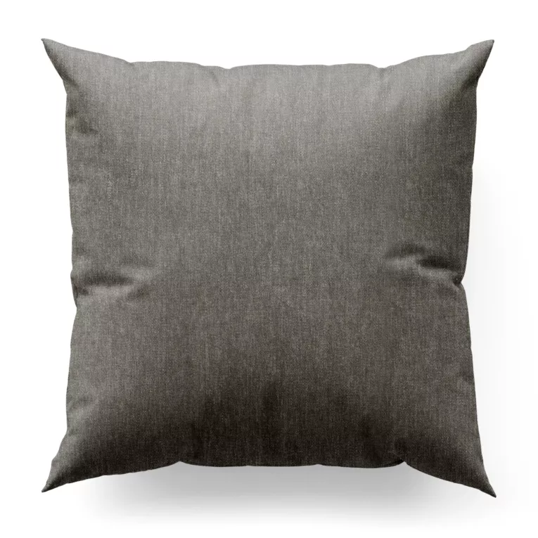 Poszewka na wymiar stalowa z miękkiej w dotyku tkaniny szenilowej