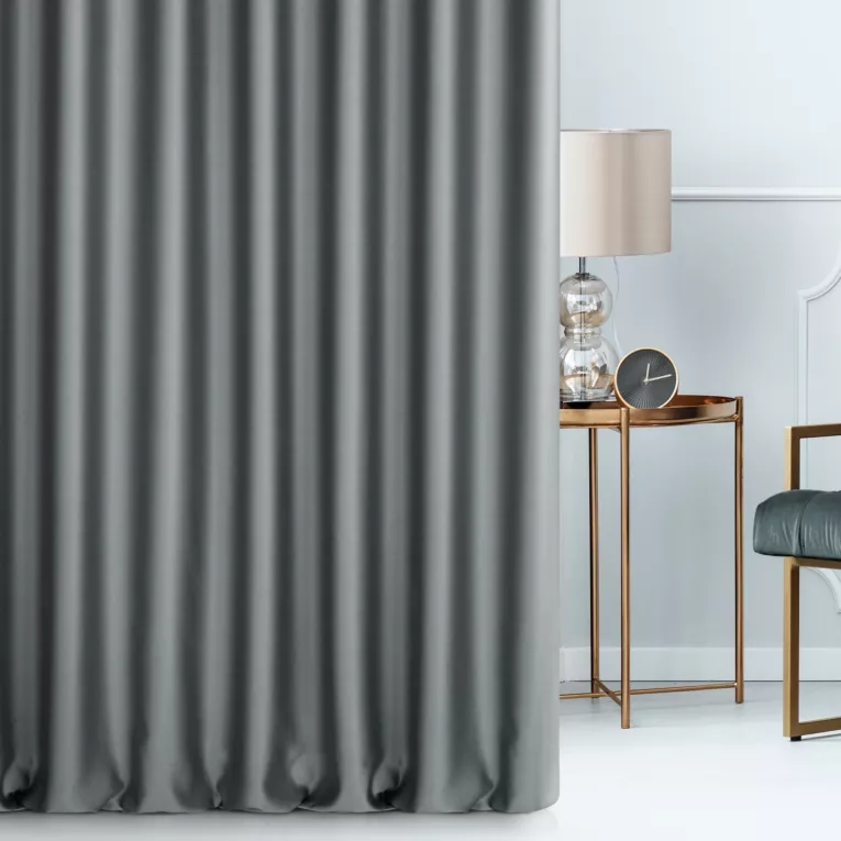 Tkanina zasłonowa zaciemniająca typu dimout półmatowa Eurofirany