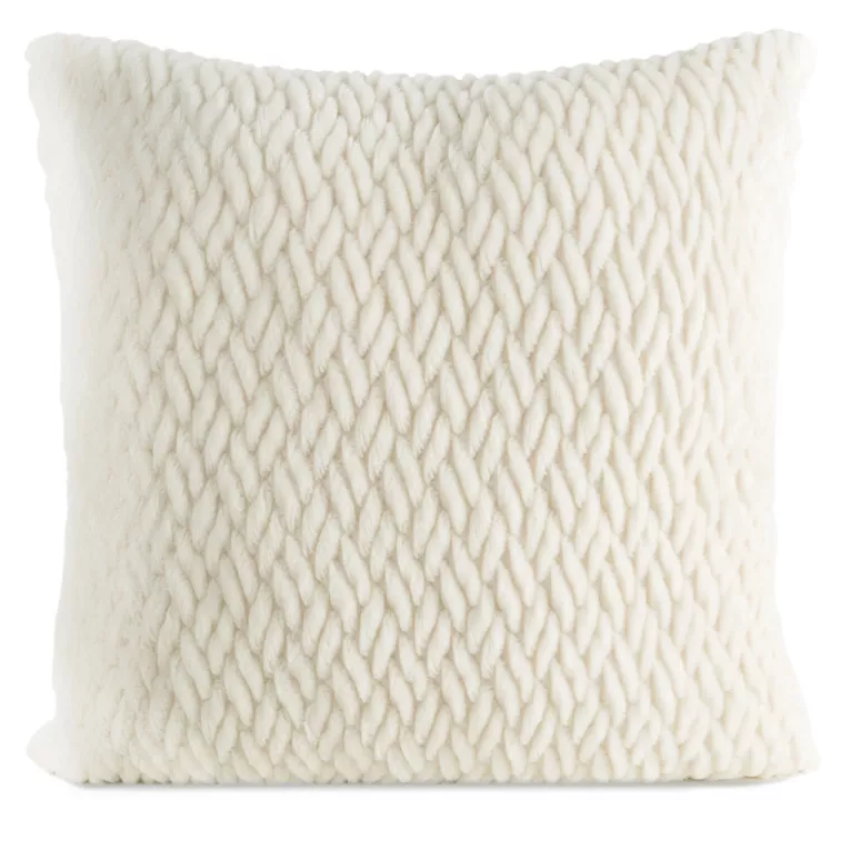 Poszewka dekoracyjna KAYLA z wzorem plecionego sweterka