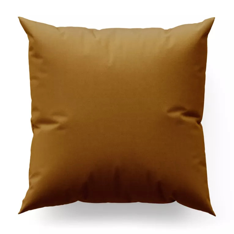 Poszewka na wymiar musztardowa z gładkiej zaciemniającej tkaniny typu dimout