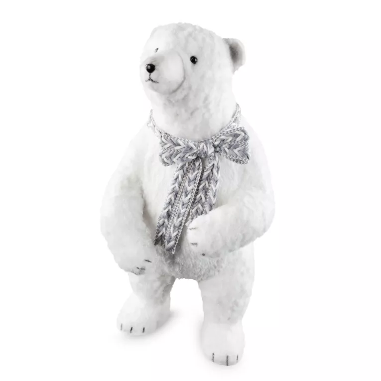 NIEDŹWIEDZ duża figurka dekoracyjna świąteczna Eurofirany