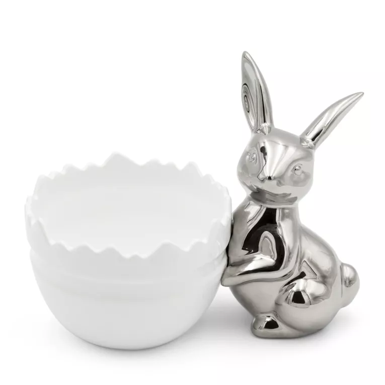 Miseczka dekoracyjna z glinki ceramicznej wielkanocna Eurofirany