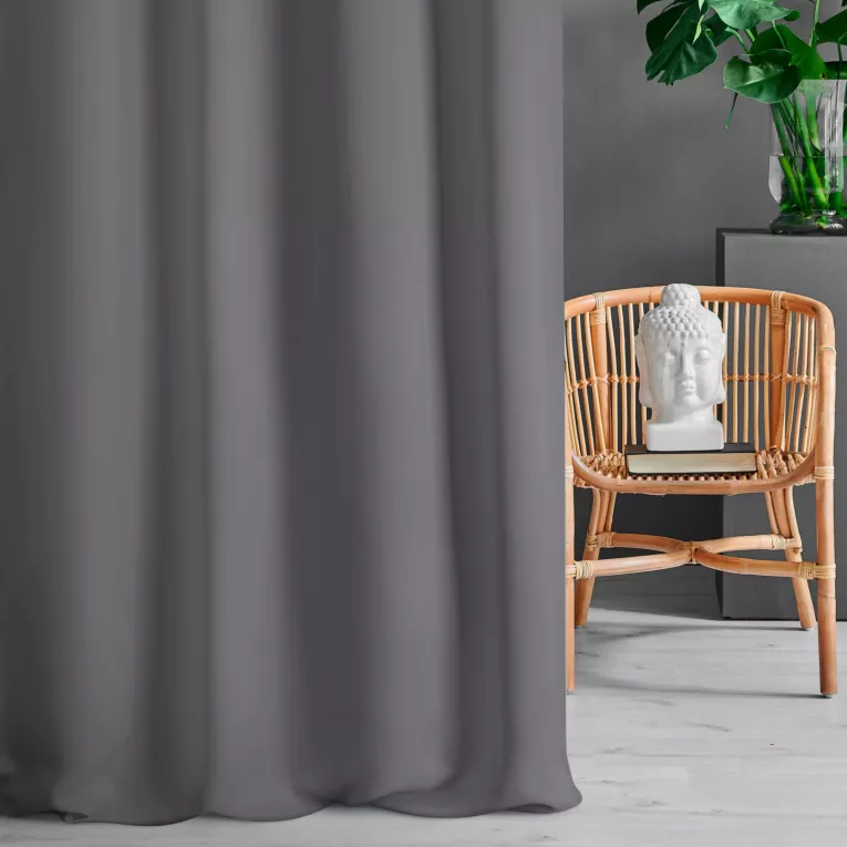 Tkanina zasłonowa zaciemniająca  typu dimout półmatowa Eurofirany