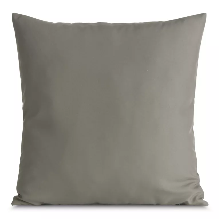 Poszewka na poduszkę 60x60 cm z gładkiej tkaniny wodoodpornej do ogrodu i na taras beżowa GARDEN Eurofirany