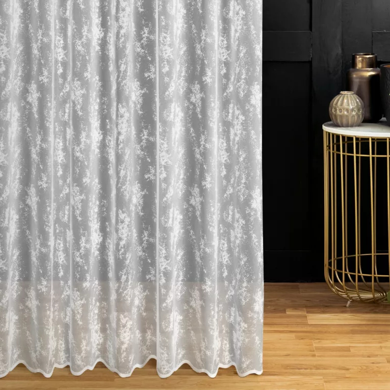 Tkanina firanowa żakardowa o nieregularnym wzorze  Eurofirany