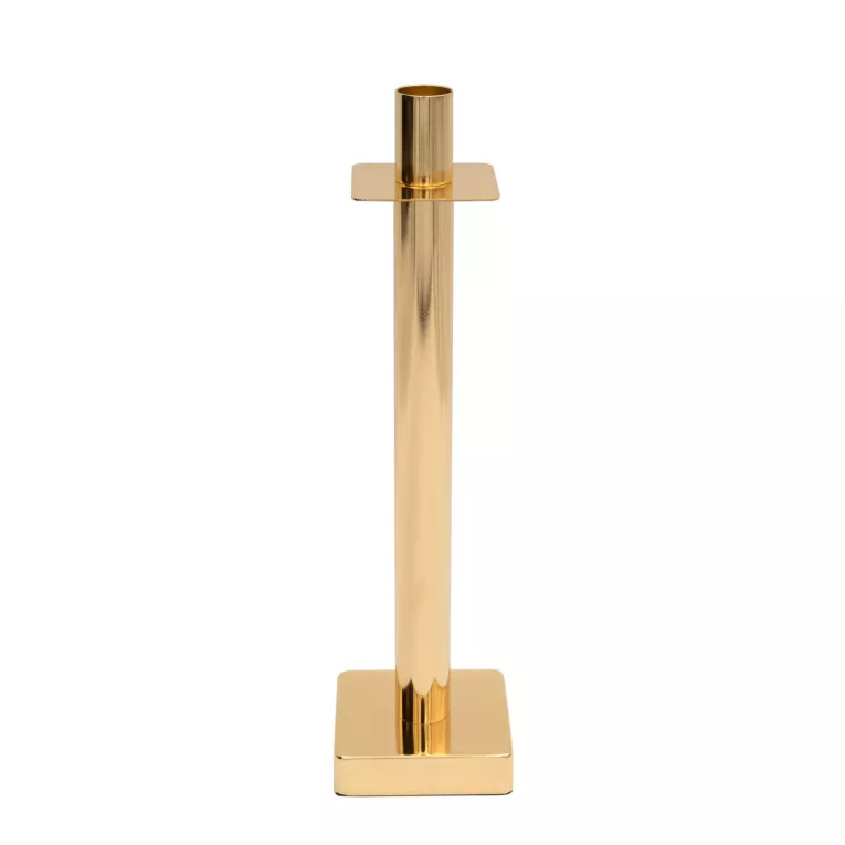 Świecznik metalowy LORI o minimalistycznym kształcie Eurofirany