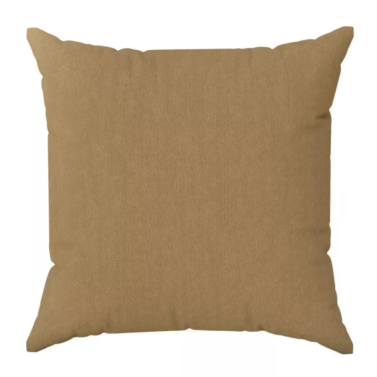 Poszewka szyta DORA - HIT jasnozłota z miękkiej tkaniny o welurowej strukturze