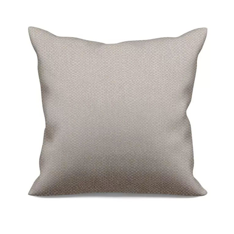 Poszewka szyta pudrowo różowo różowa z miękkiej tkaniny z efektem melanżu