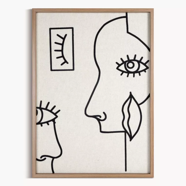 Obraz ABSTRAKCIA nadruk na płótnie oprawiony w ramę Eurofirany