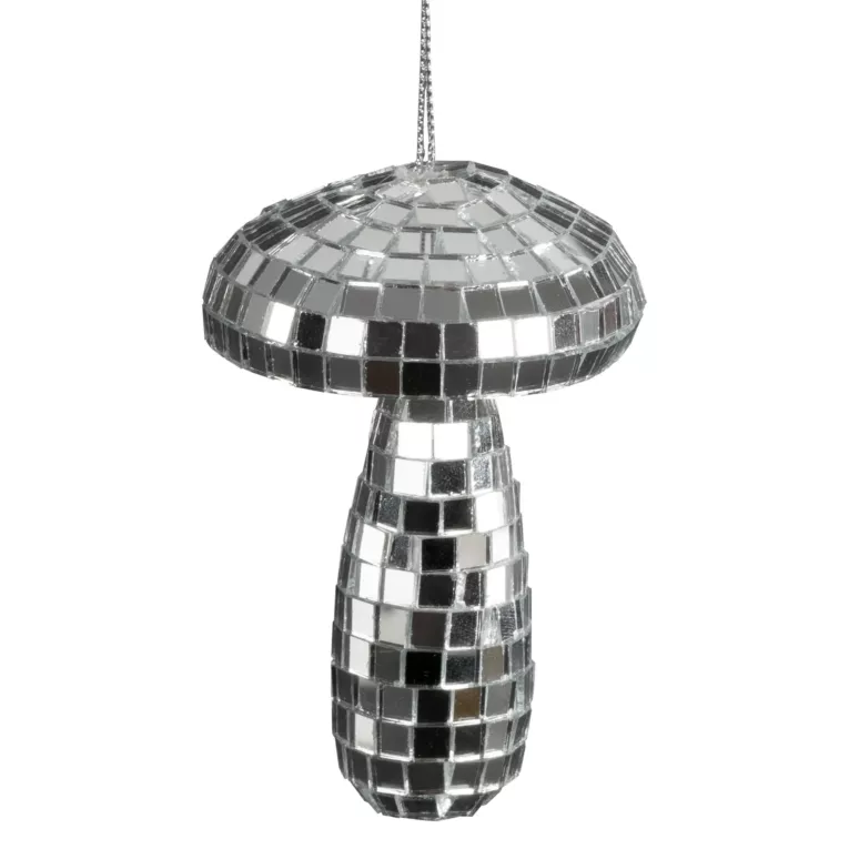 Dekoracyjna ozdoba GRZYBEK o mozaikowej strukturze Eurofirany