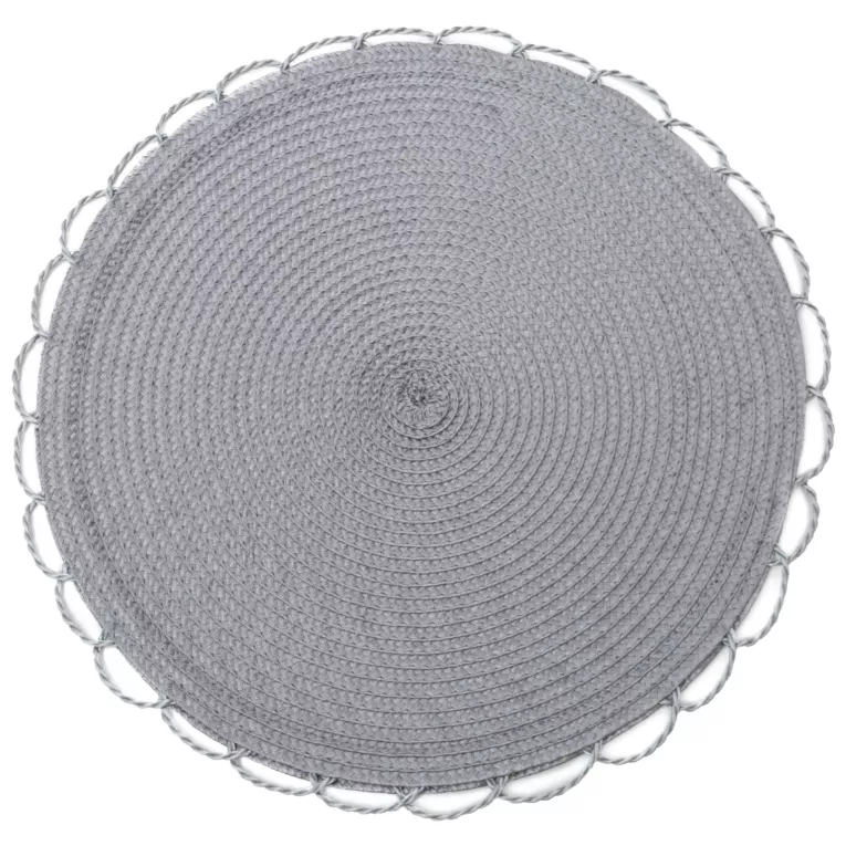Podkładka okrągła na stół stalowa średnica 38 cm TINA pleciona