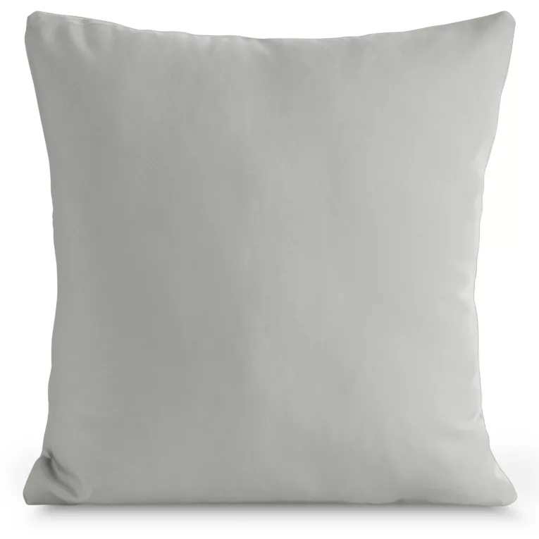 Poszewka na poduszkę 60x60 cm z gładkiej tkaniny wodoodpornej do ogrodu i na taras szara GARDEN Eurofirany