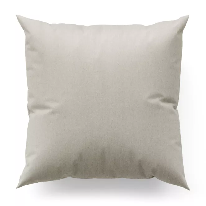 Poszewka na wymiar naturalna z tkaniny o grubym splocie i efektem melanżu