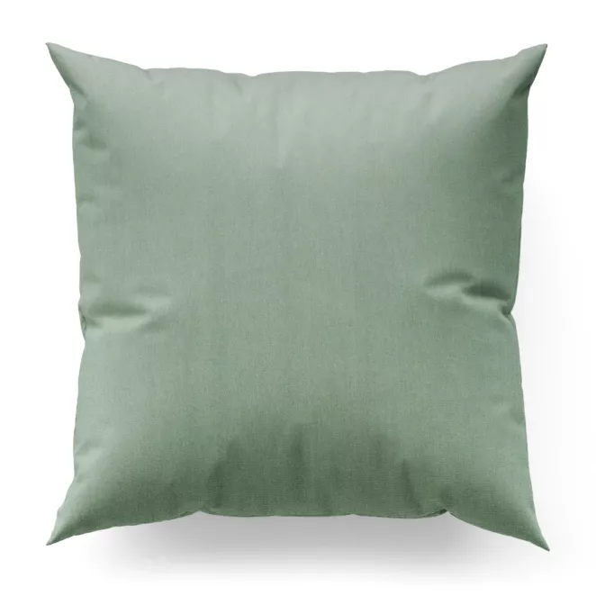 Poszewka na wymiar miętowa z tkaniny strukturalnej z delikatnym połyskiem