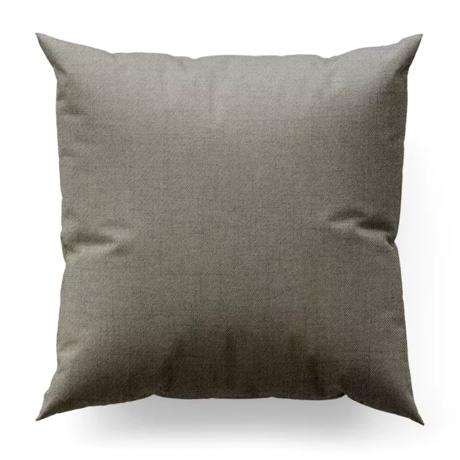 Poszewka na wymiar popielata z tkaniny z jodełkowym wzorem geometrycznym