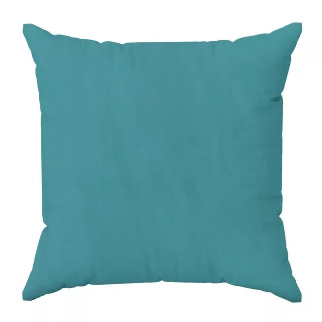 Poszewka szyta ENYA turkusowa z miękkiej półmatowej tkaniny welwetowej