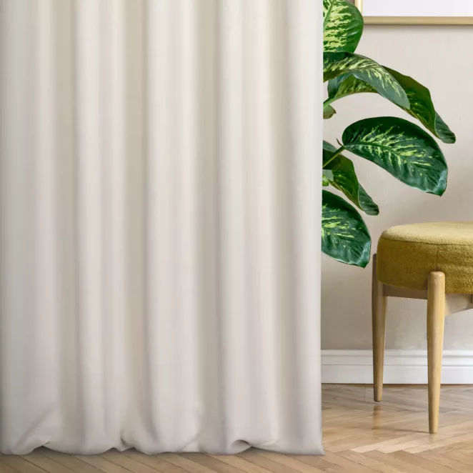 Tkanina zasłonowa zaciemniająca z delikatnym efektem melanżu Eurofirany