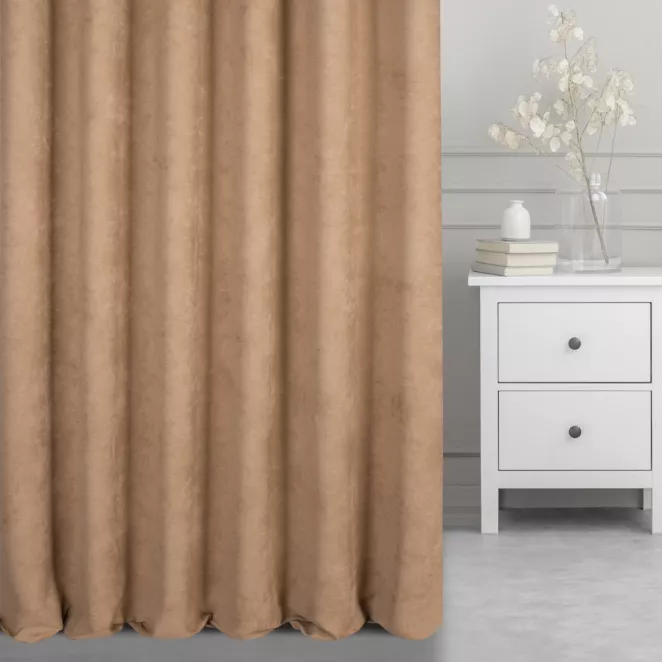 Tkanina zasłonowa z miękkiego weluru Eurofirany