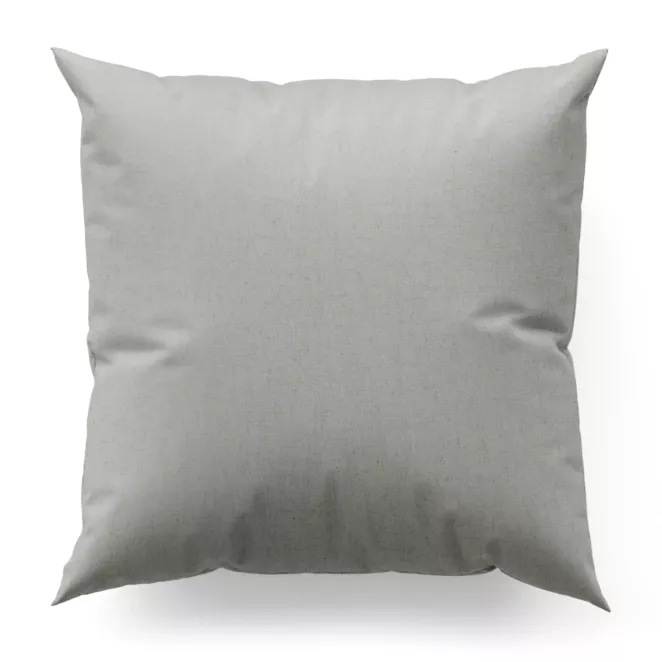 Poszewka na wymiar popielata z tkaniny blackout zaciemniającej w 100% o naturalnej strukturze