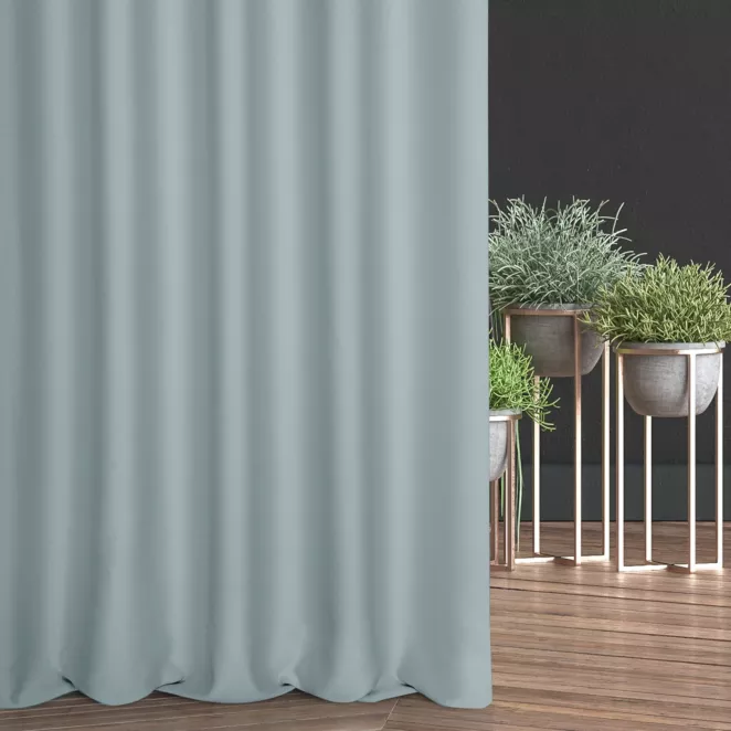 Tkanina zasłonowa zaciemniająca typu dimout półmatowa Eurofirany