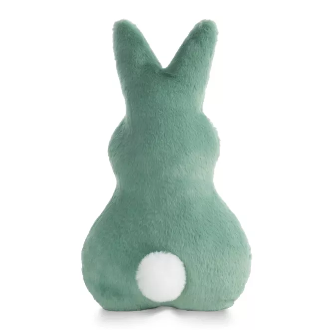 Wielkanocna poduszka w kształcie zajączka 21x41 cm szałwiowa WIOSNA 130 Eurofirany