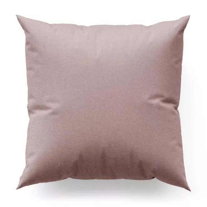 Poszewka na wymiar pudrowo różowa o naturalnym charakterze, z widocznym, ozdobnym splotem