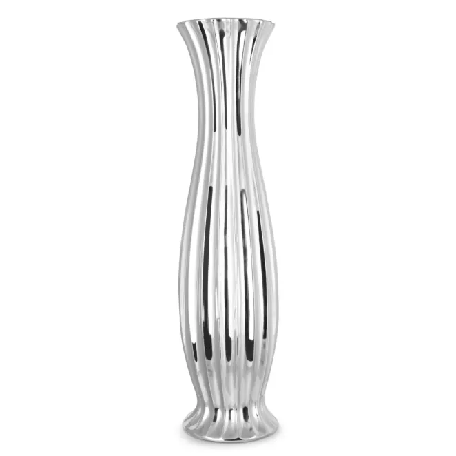 Wazon dekoracyjny FELIX o lśniącej powierzchni Eurofirany