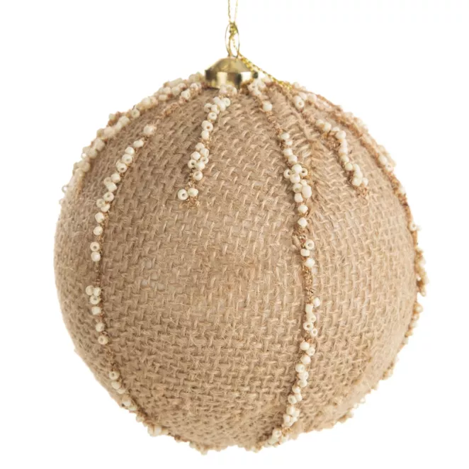 Dekoracyjna bombka choinkowa w stylu eko Eurofirany