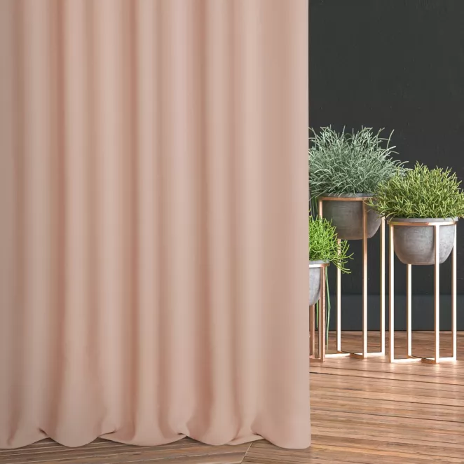 Tkanina zasłonowa zaciemniająca typu dimout półmatowa Eurofirany