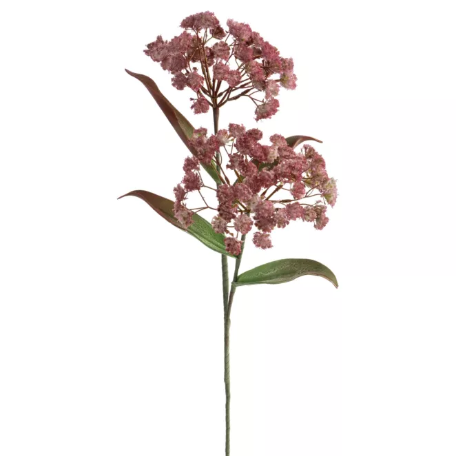 Kwiat sztuczny ciemnoróżowy z plastycznej pianki foamiran 73 cm Eurofirany