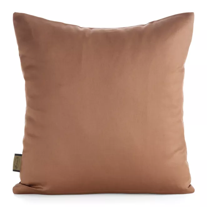 Poszewka na poduszkę 40x40 cm z satyny bawełnianej kolor ceglasta NOVA Eurofirany