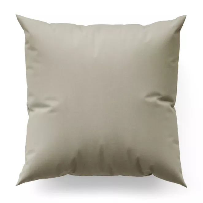 Poszewka na wymiar ciemnokremowa z gładkiej tkaniny typu blackout